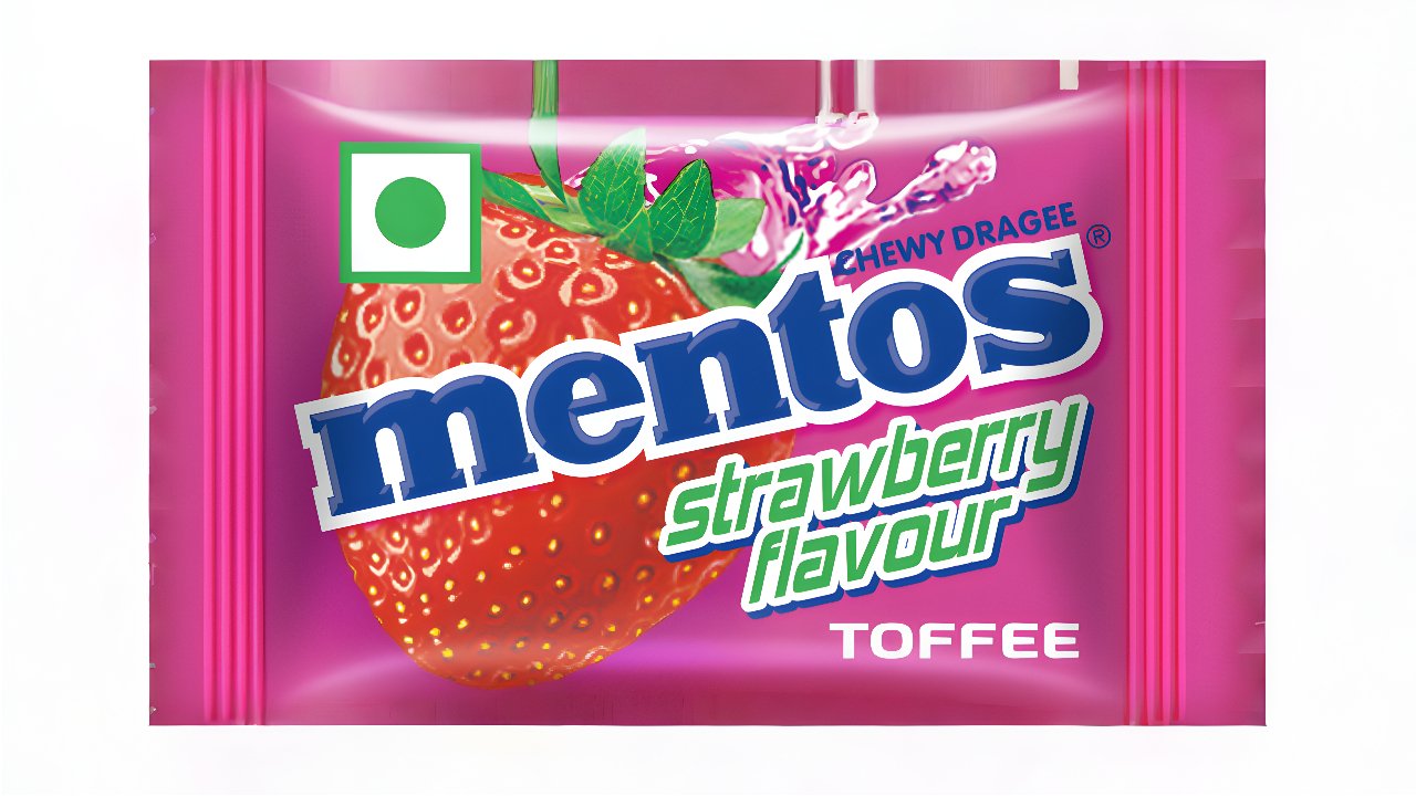 Mentos Strawberry Chewy Mints (Perfetti Van Melle, USA)