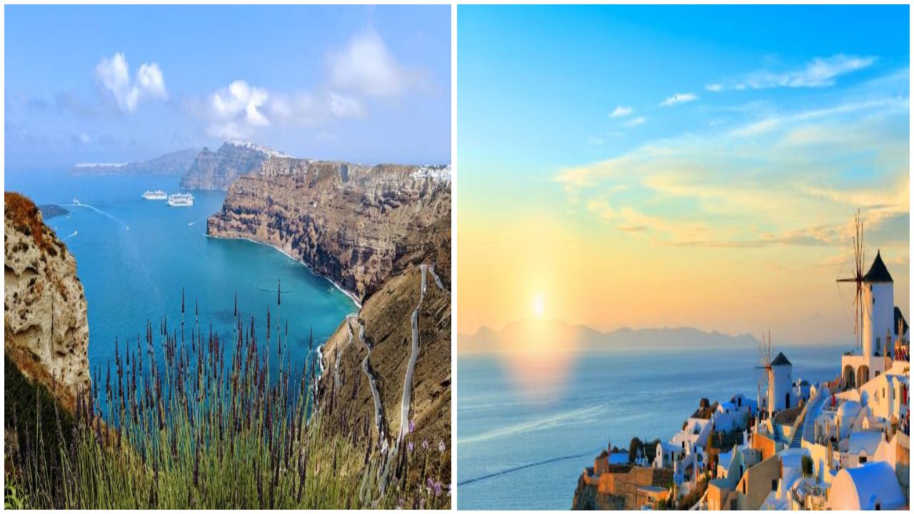 2. Santorini – Aegean Caldera Jewel