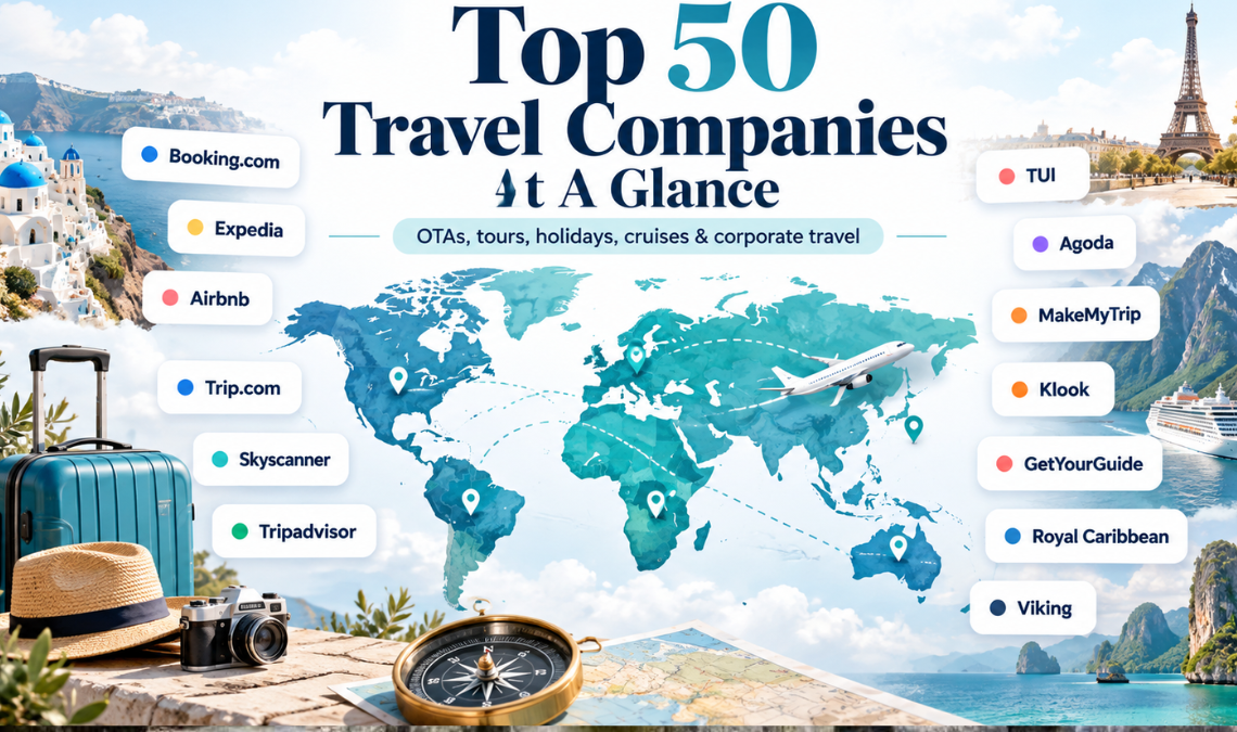 Top 50 Travel Companies in the World: Best Travel Brands